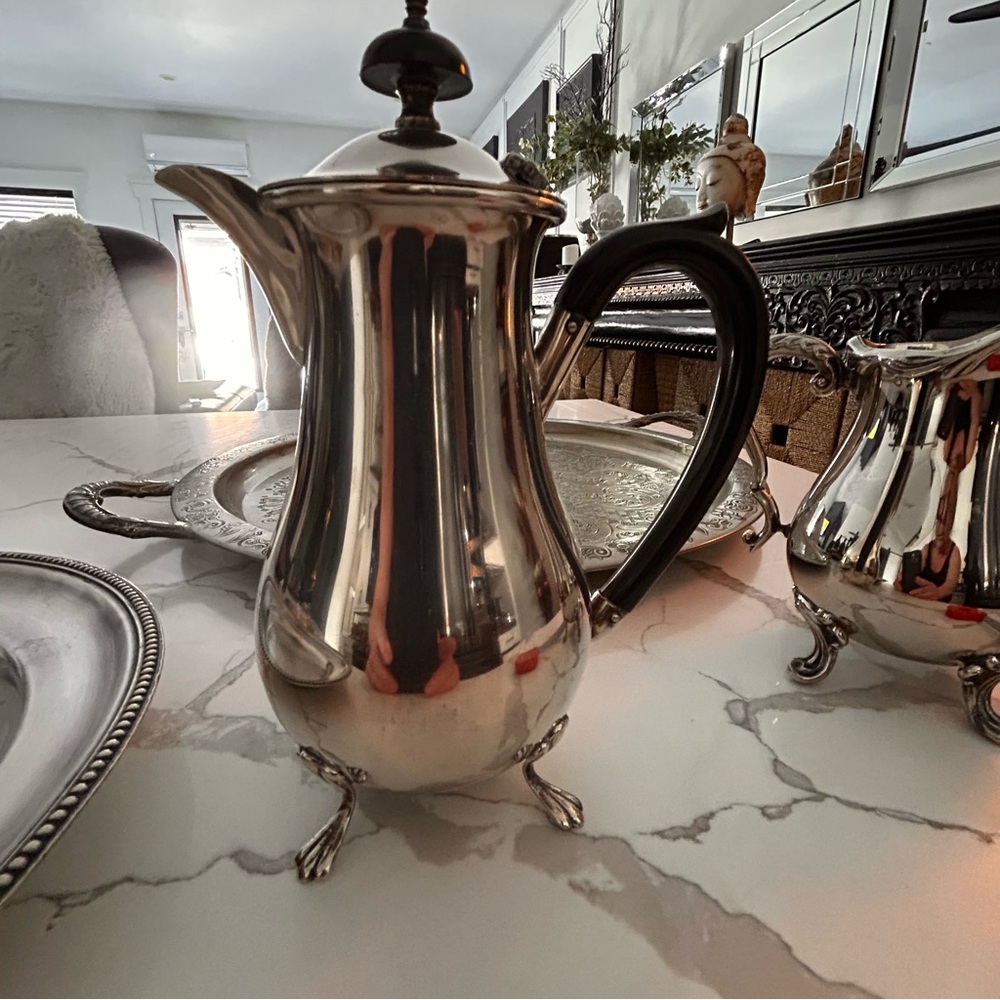 Elegant Teapot silver plated